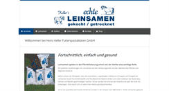 Desktop Screenshot of kellers-leinsamen.ch