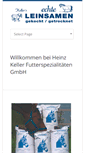 Mobile Screenshot of kellers-leinsamen.ch